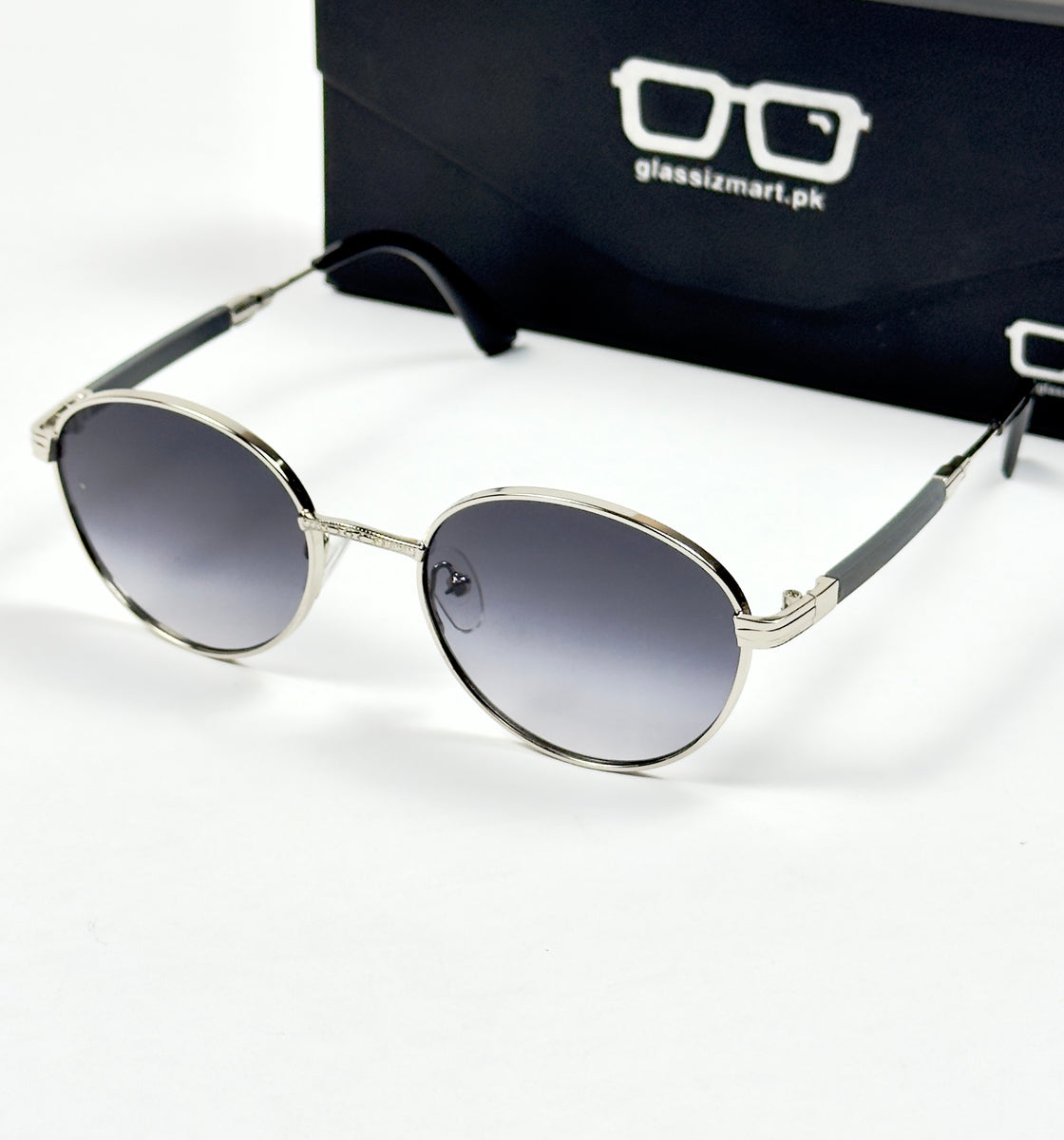 Louis Vuitton – 0416 – 54 – Silver Black Gradient – Metal – Sunglasses – Unisex