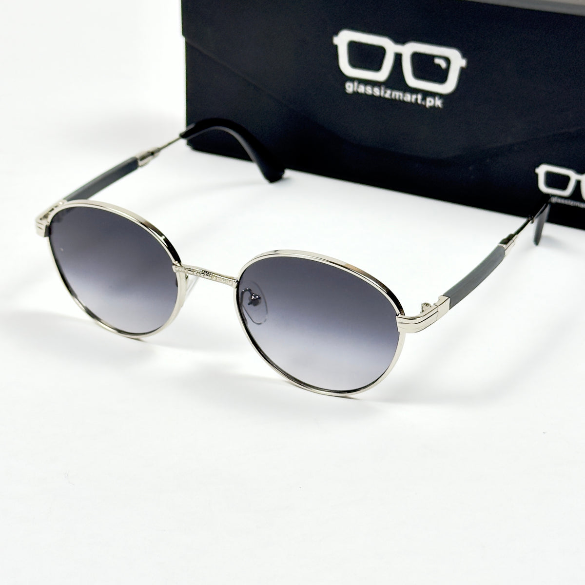 Louis Vuitton – 0416 – 54 – Silver Black Gradient – Metal – Sunglasses – Unisex