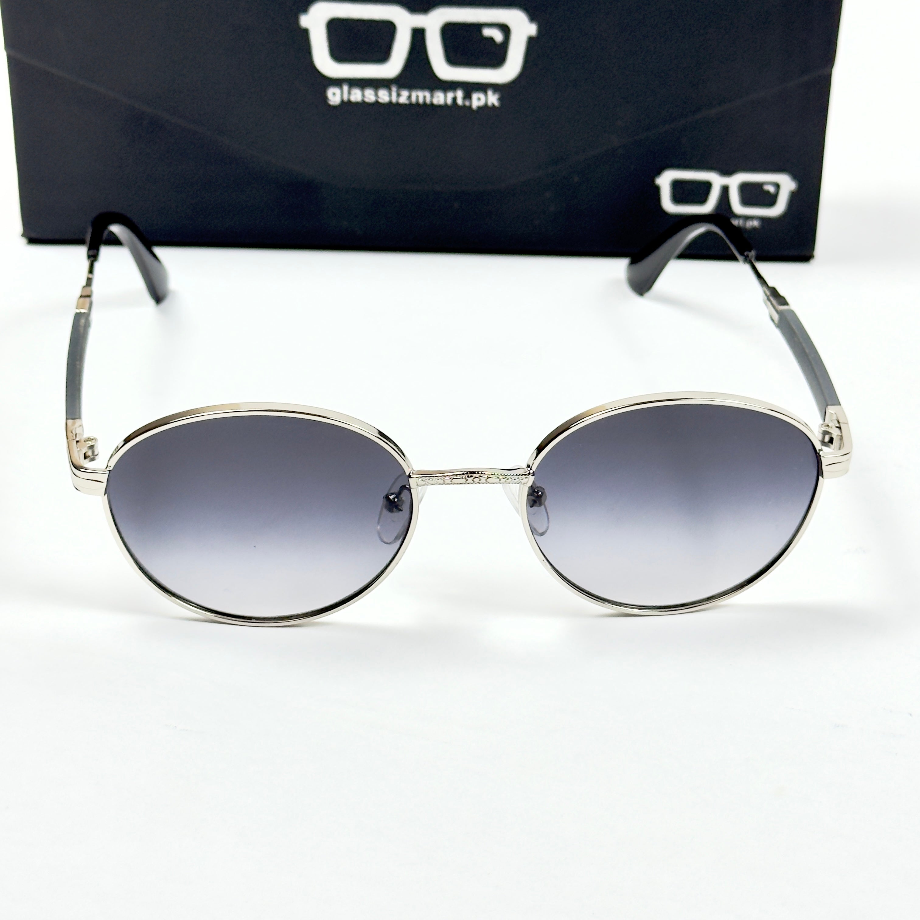 Louis Vuitton – 0416 – 54 – Silver Black Gradient – Metal – Sunglasses – Unisex