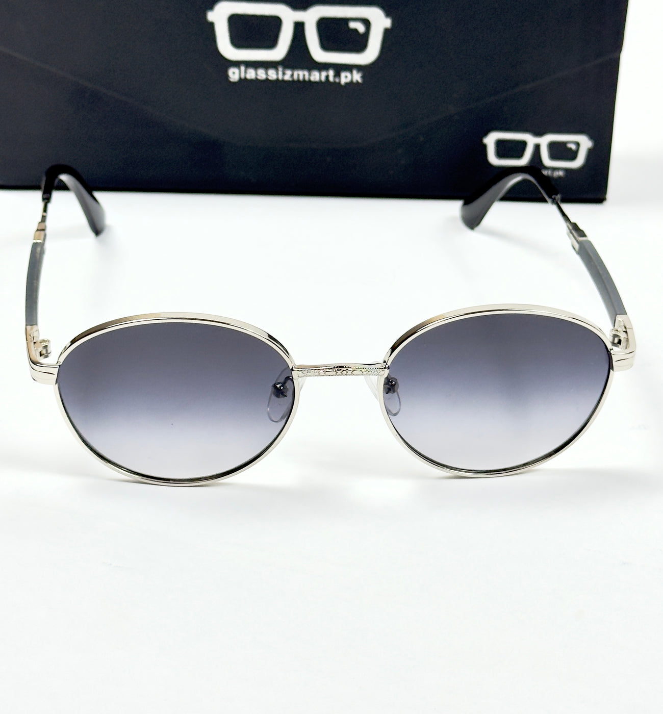 Louis Vuitton – 0416 – 54 – Silver Black Gradient – Metal – Sunglasses – Unisex