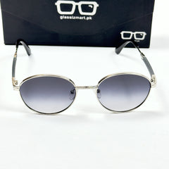 Louis Vuitton – 0416 – 54 – Silver Black Gradient – Metal – Sunglasses – Unisex
