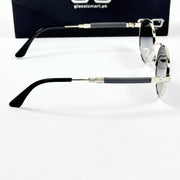 Louis Vuitton – 0416 – 54 – Silver Black Gradient – Metal – Sunglasses – Unisex