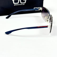 Prada – SPS520 – 64 – Silver Black Gradient – Metal – Sunglasses – Unisex