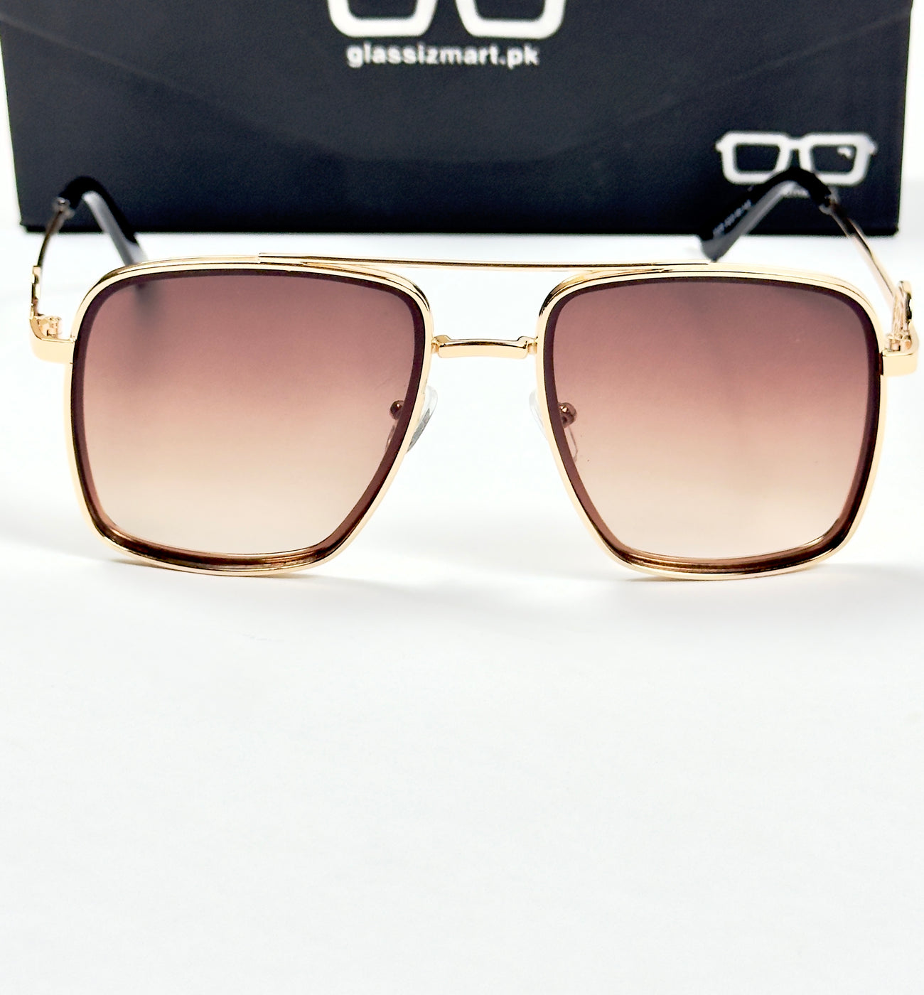 Balmain – 5029 – 52 – Golden Brown Gradient – Metal – Sunglasses – Unisex