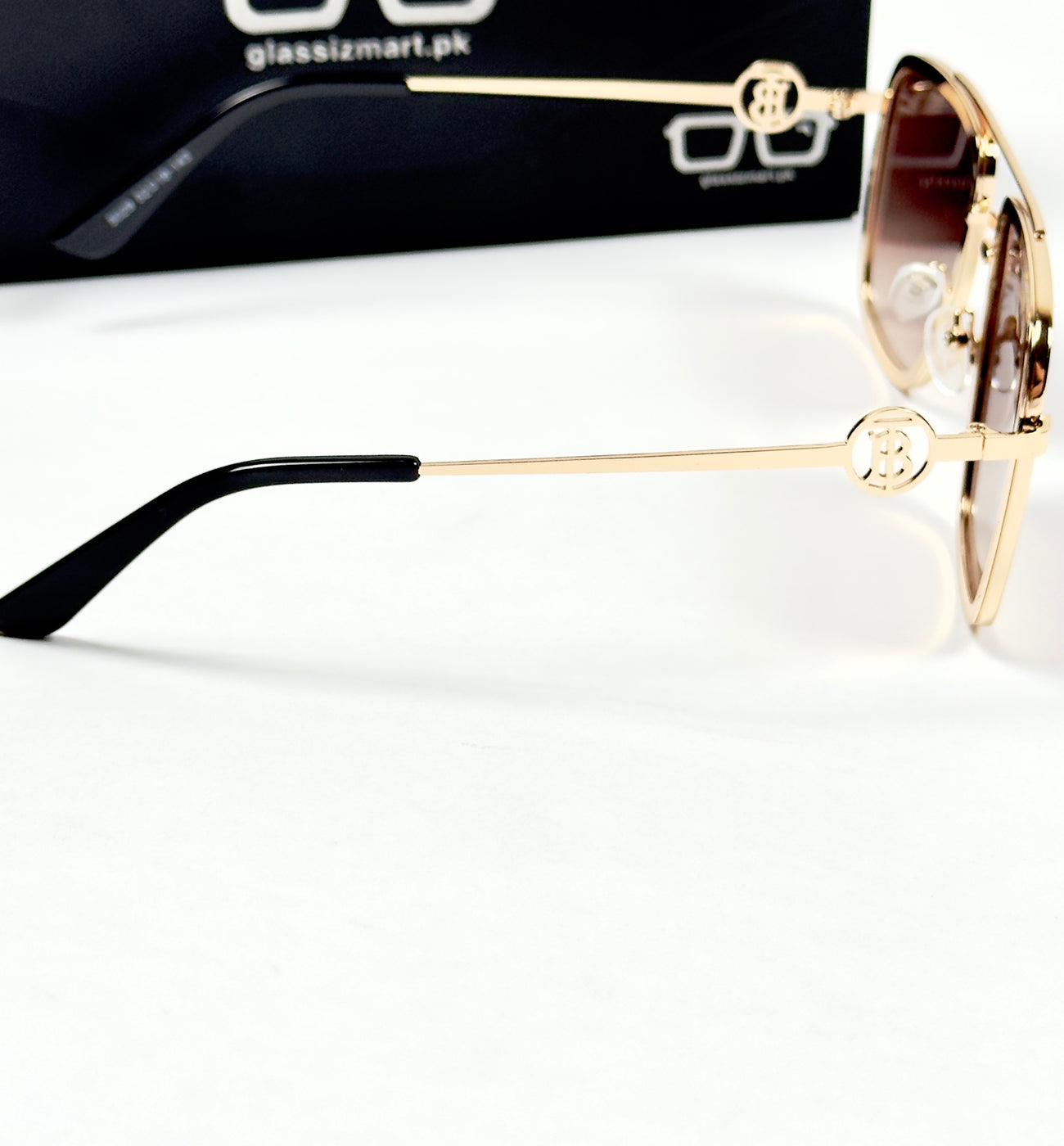 Balmain – 5029 – 52 – Golden Brown Gradient – Metal – Sunglasses – Unisex