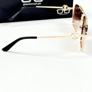 Balmain – 5029 – 52 – Golden Brown Gradient – Metal – Sunglasses – Unisex