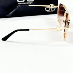 Balmain – 5029 – 52 – Golden Brown Gradient – Metal – Sunglasses – Unisex