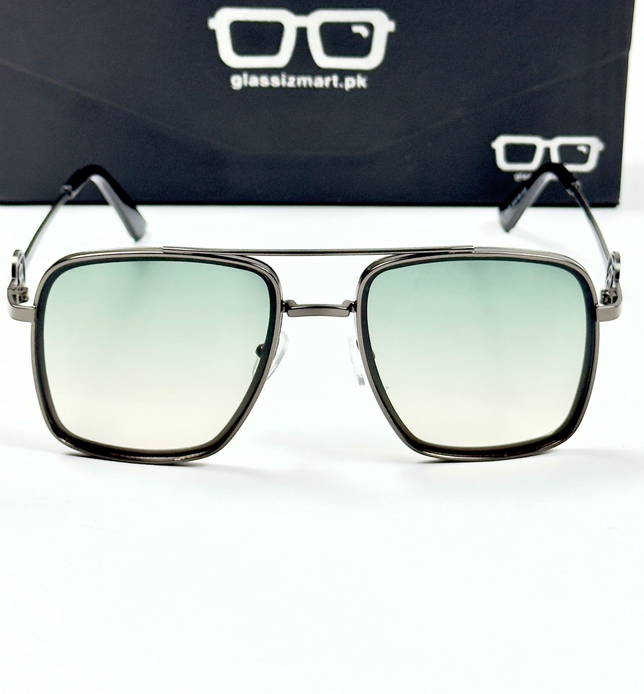 Balmain – 5029 – 52 – Green Gradient – Metal – Sunglasses – Unisex