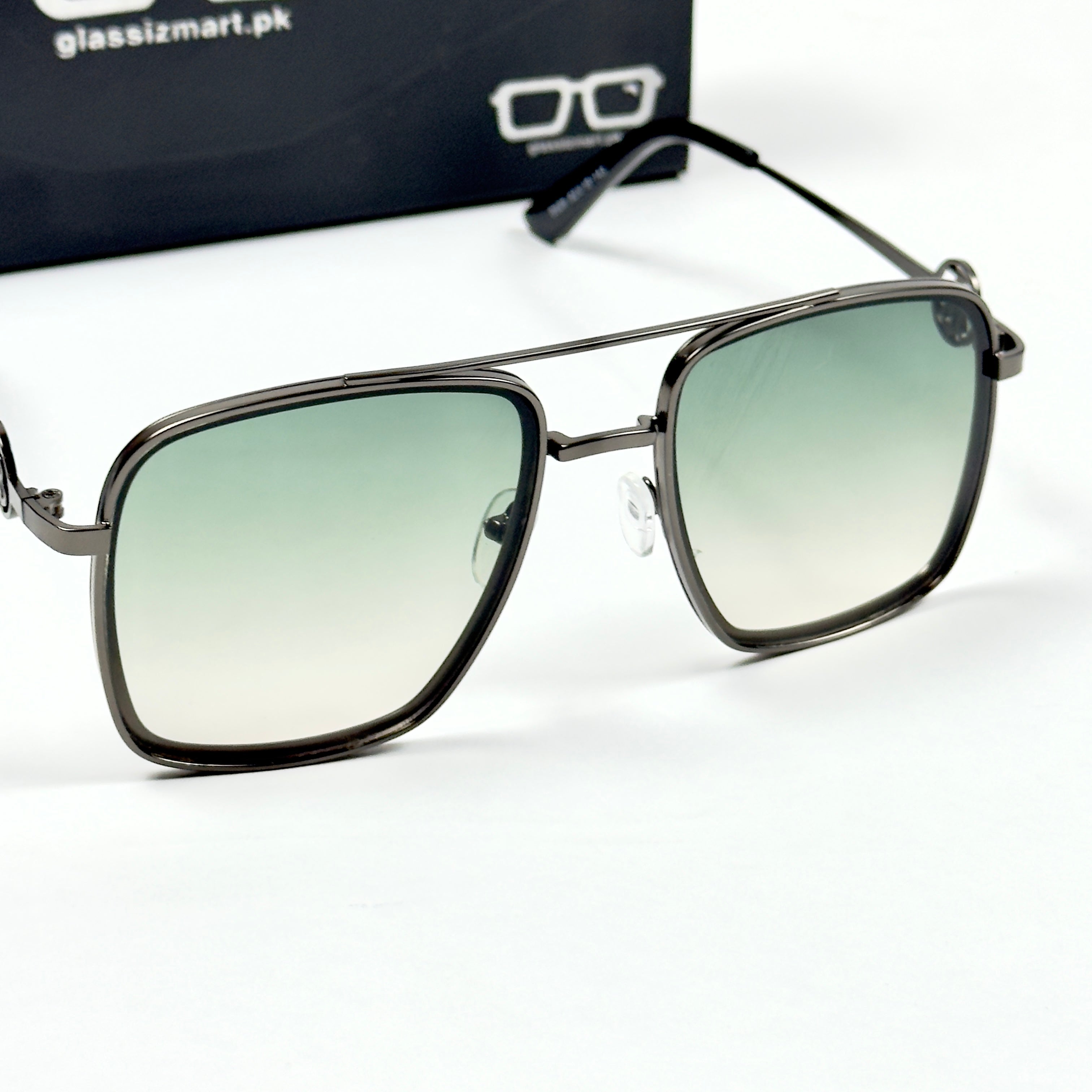 Balmain – 5029 – 52 – Green Gradient – Metal – Sunglasses – Unisex