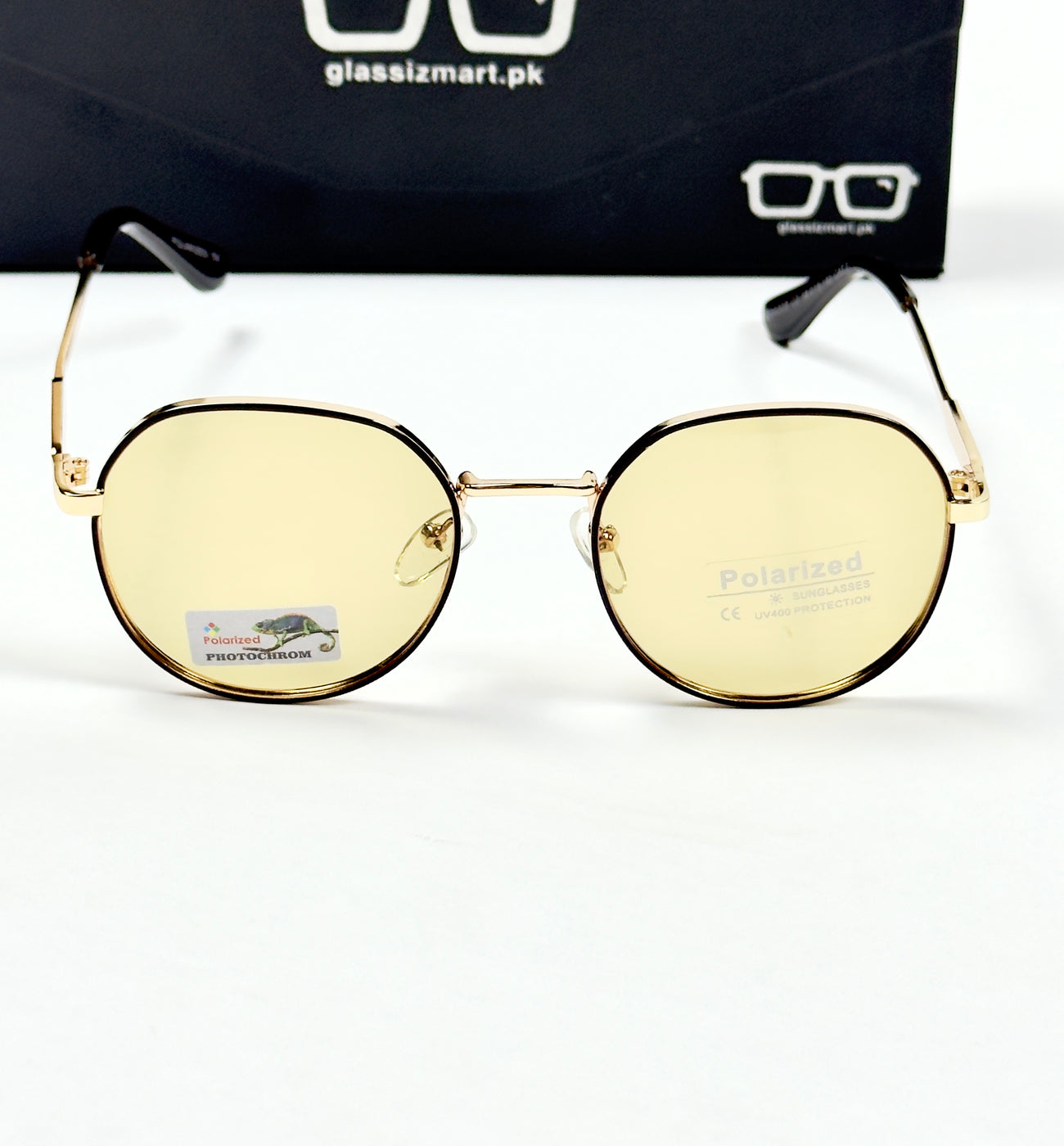 Louis Vuitton – 06008 – 55 – Golden Yellow – Metal – Sunglasses – Unisex
