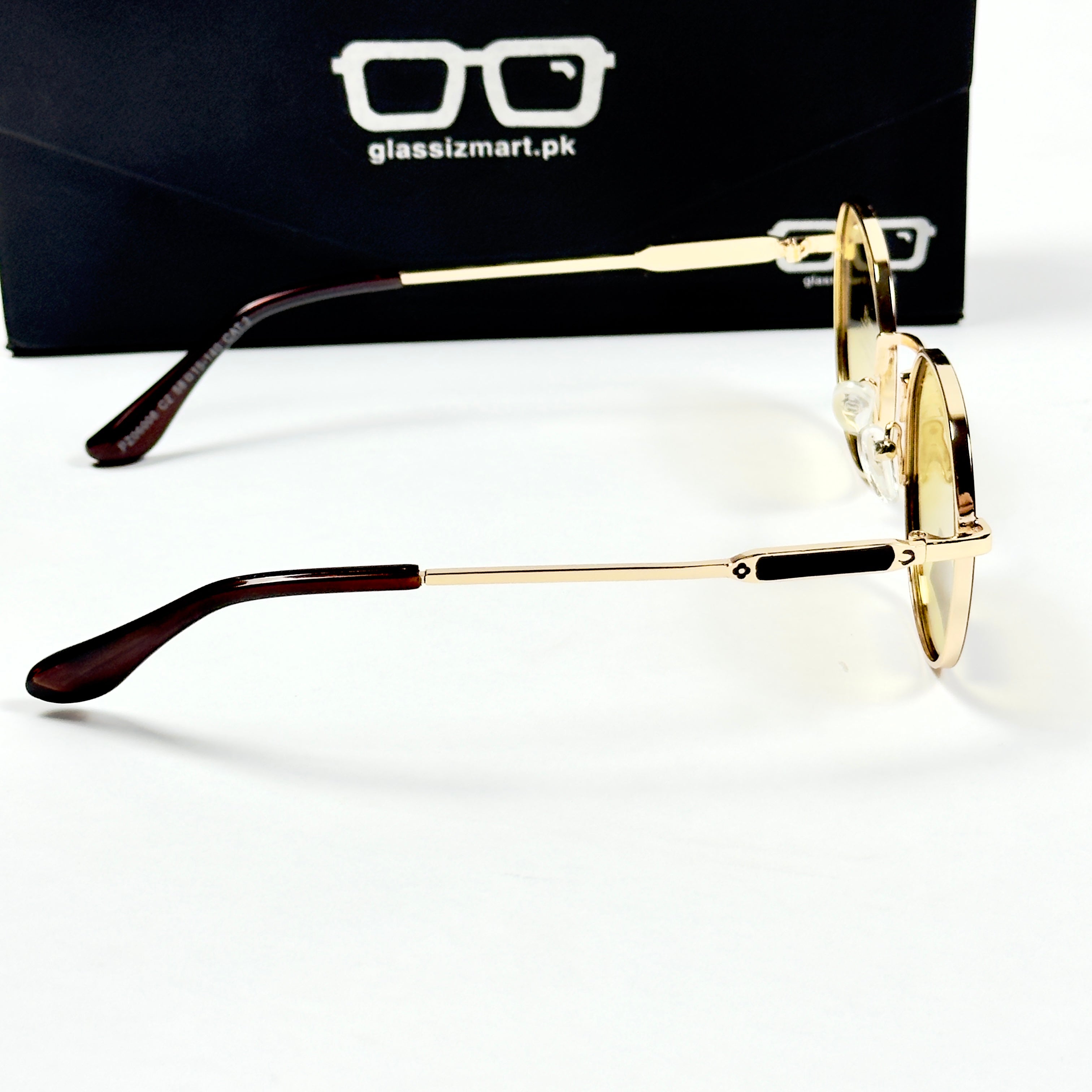 Louis Vuitton – 06008 – 55 – Golden Yellow – Metal – Sunglasses – Unisex
