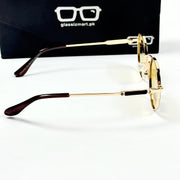 Louis Vuitton – 06008 – 55 – Golden Yellow – Metal – Sunglasses – Unisex