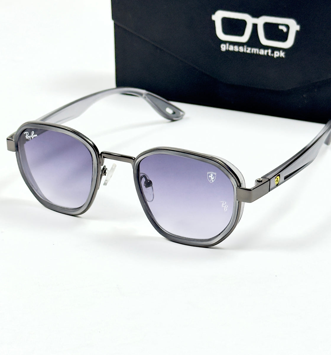 Rayban – 3674 – 55 – Grey Gradient – Acetate – Metal – Sunglasses – Unisex