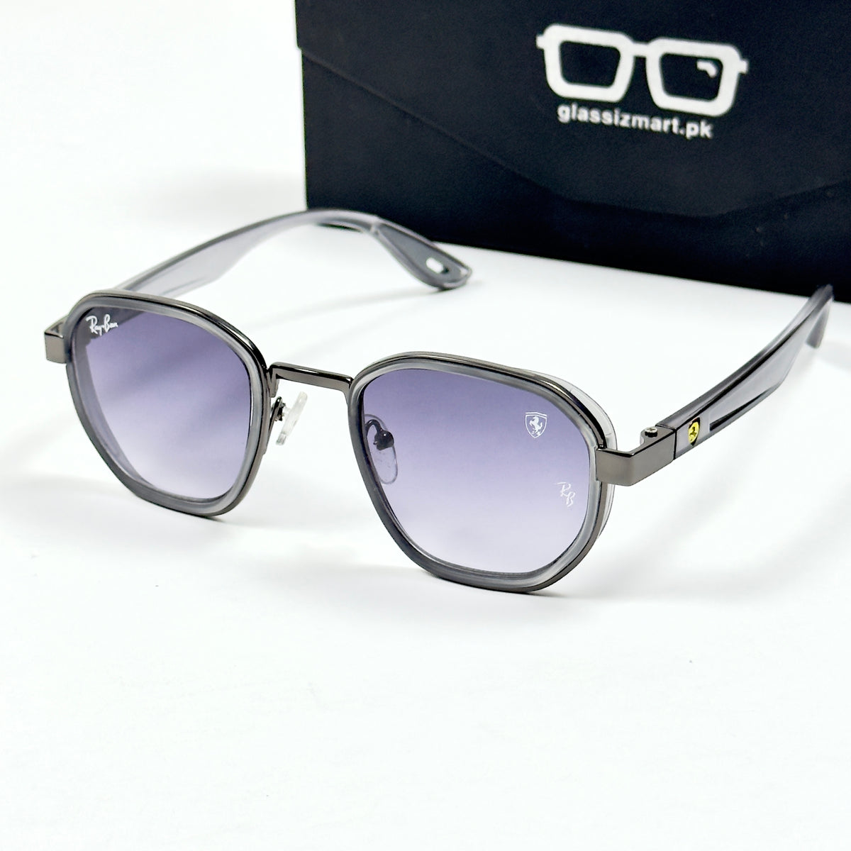 Rayban – 3674 – 55 – Grey Gradient – Acetate – Metal – Sunglasses – Unisex