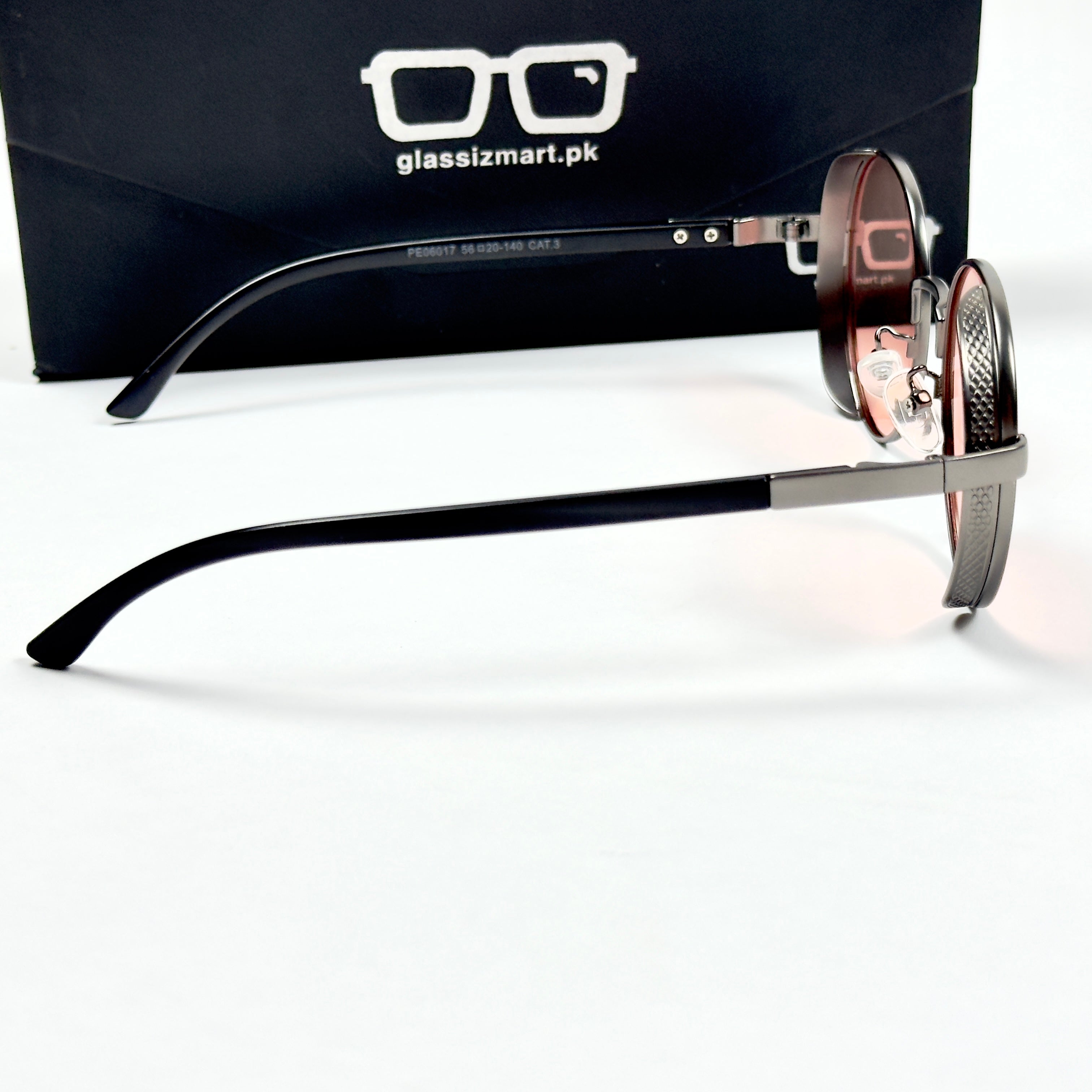 Cartier – 06017 – 56 – Grey Red – Metal – Sunglasses – Unisex