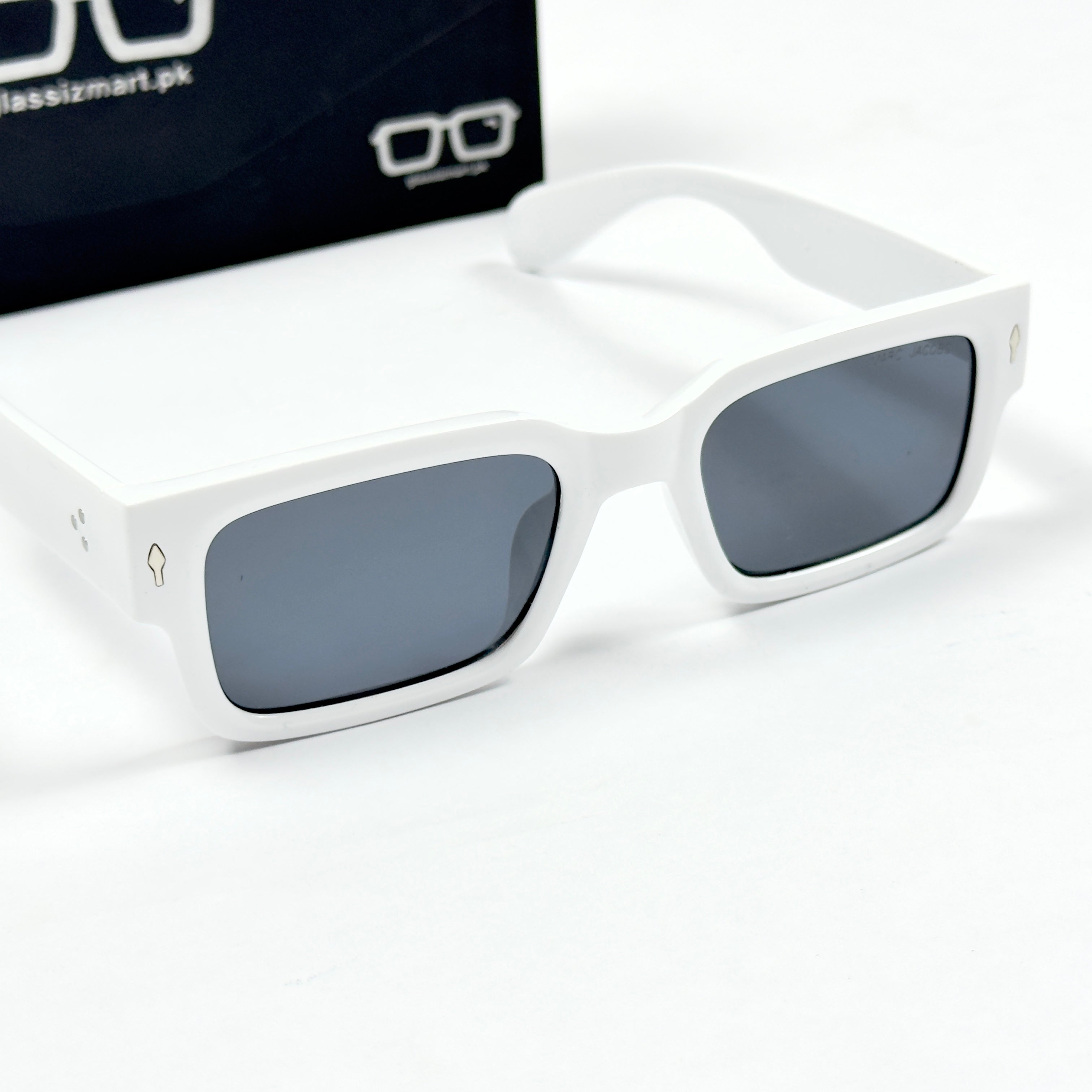 Moscot – 6006 – 54 - White Black – Acetate  – Sunglasses - Unisex