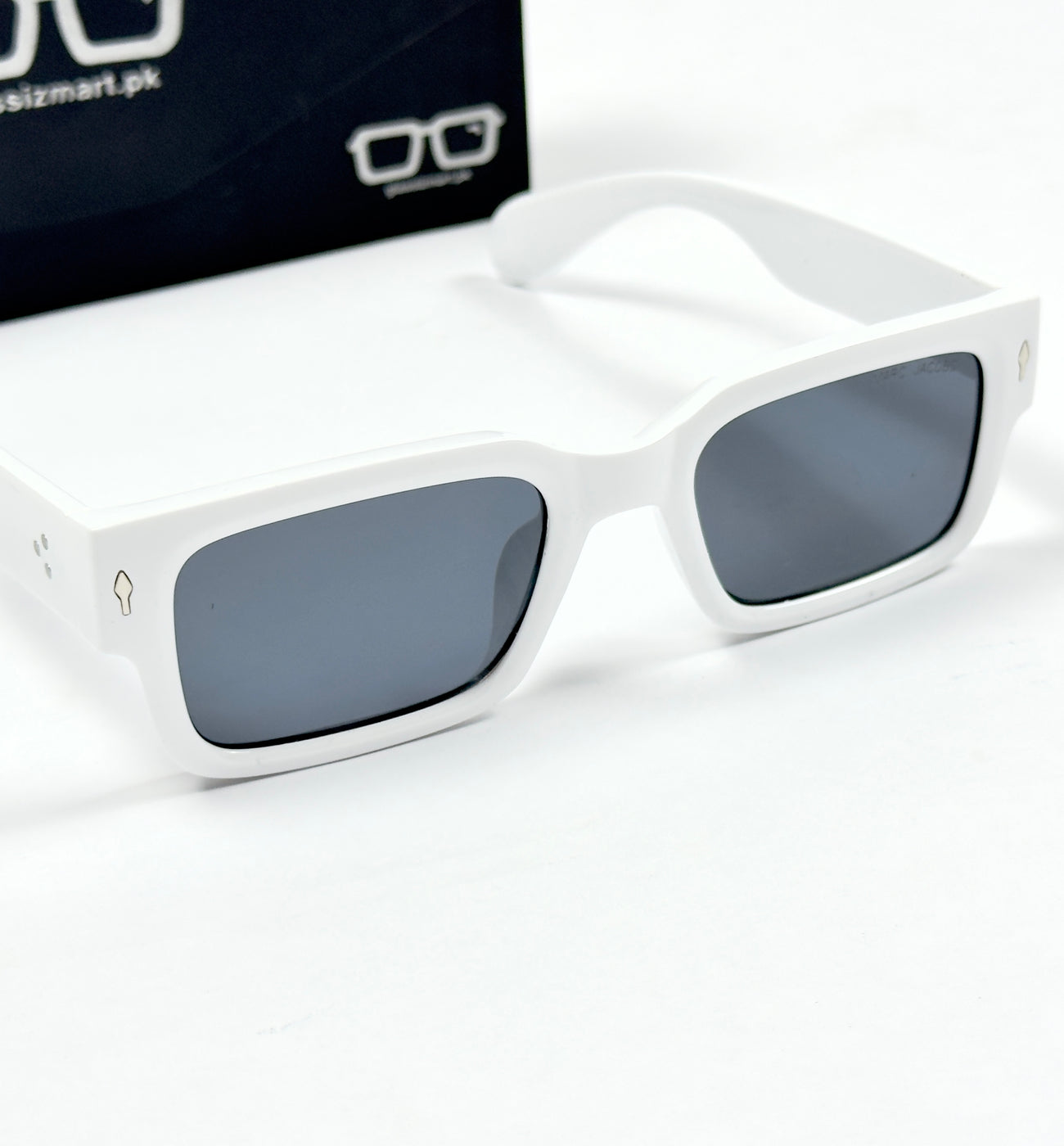 Moscot – 6006 – 54 - White Black – Acetate  – Sunglasses - Unisex