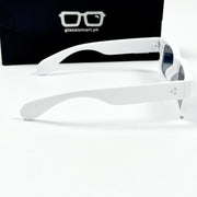 Moscot – 6006 – 54 - White Black – Acetate  – Sunglasses - Unisex