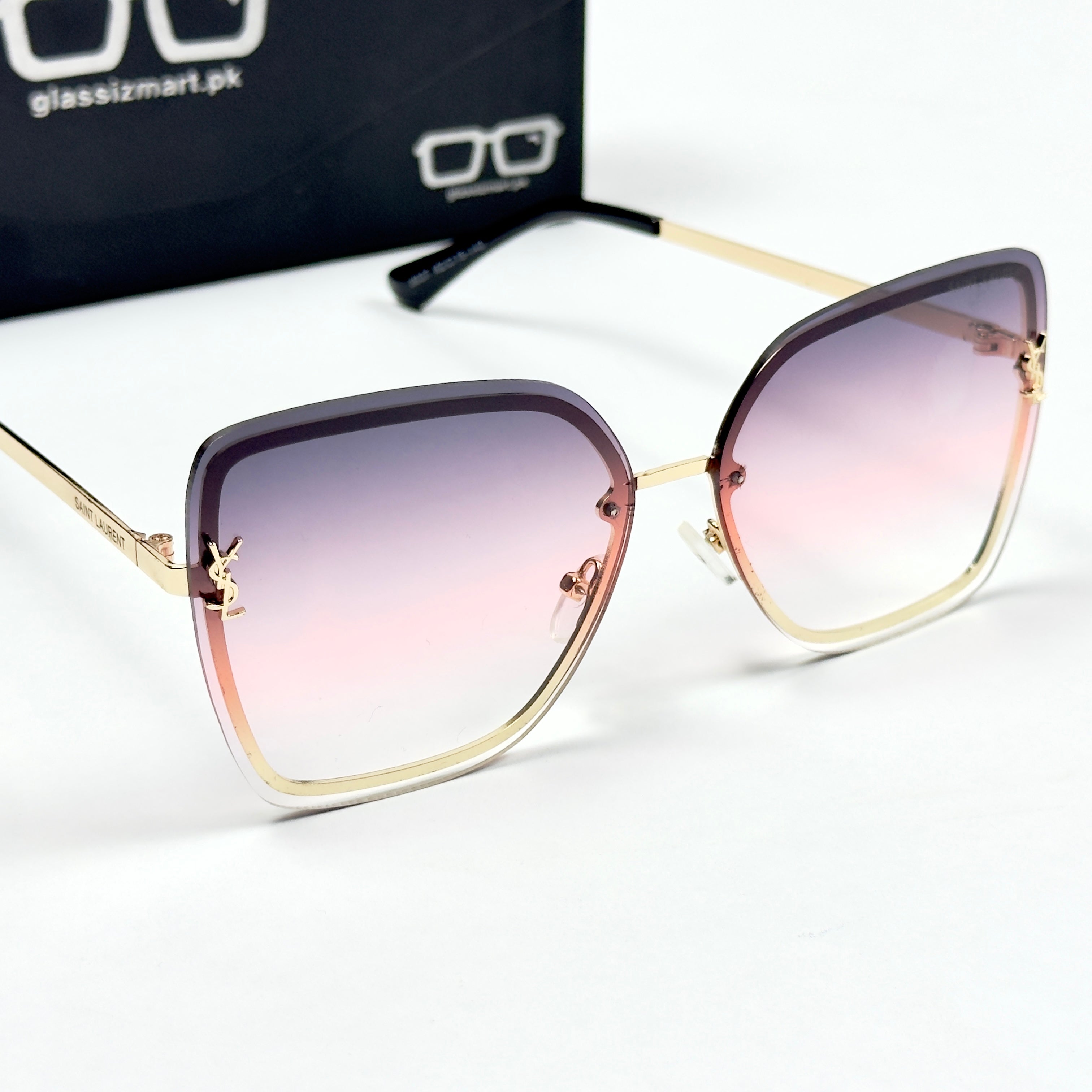 YSL – 3037 – 62 - Golden Pink – Metal  – Sunglasses - Ladies