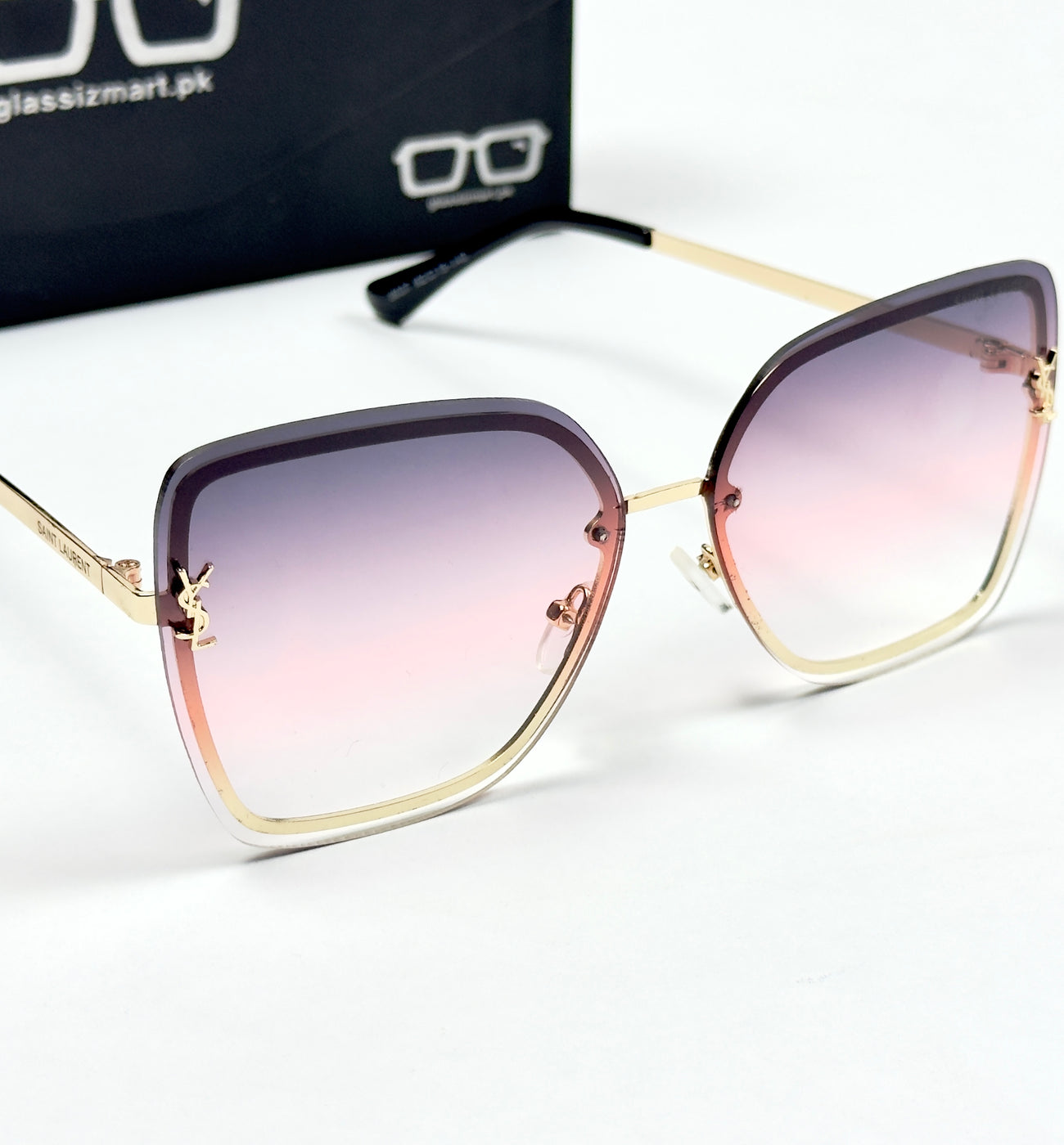 YSL – 3037 – 62 - Golden Pink – Metal  – Sunglasses - Ladies