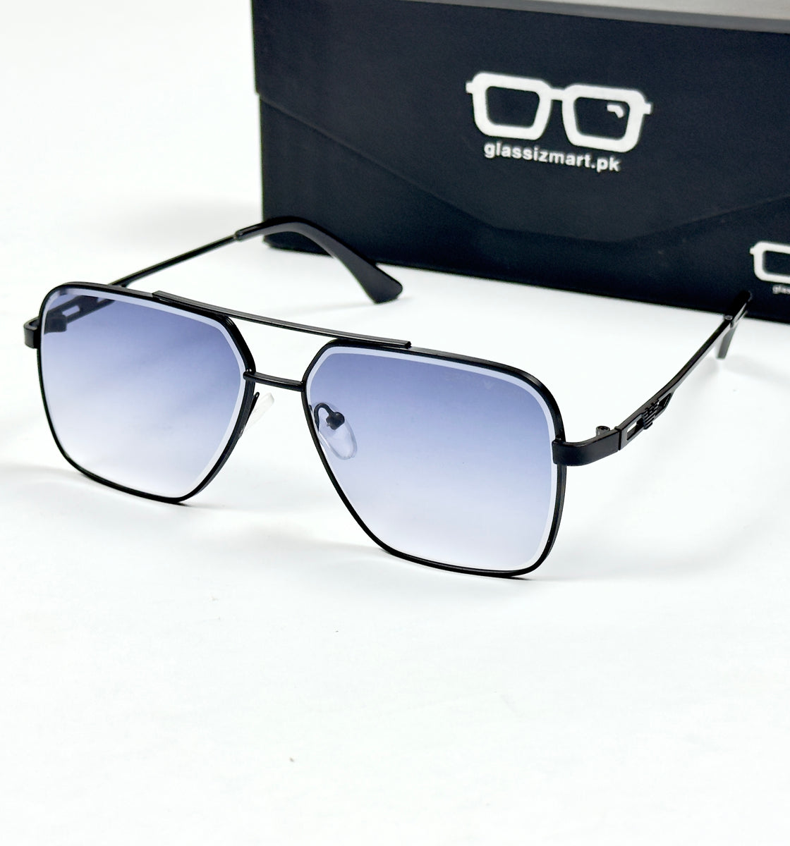 Armani – 19412 – 55 – Black Gradient – Metal – Sunglasses – Unisex