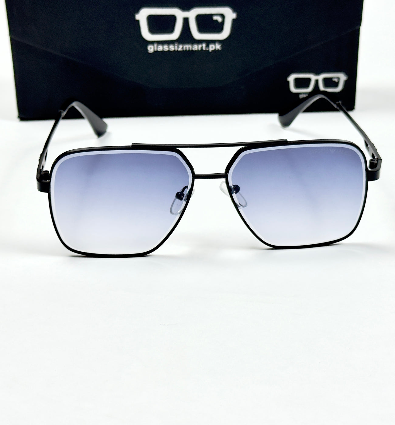 Armani – 19412 – 55 – Black Gradient – Metal – Sunglasses – Unisex