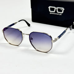 Prada – 19420 – 57 – Silver Blue Gradient – Metal – Sunglasses – Unisex