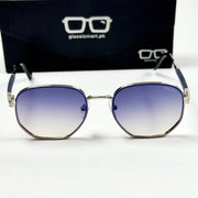 Prada – 19420 – 57 – Silver Blue Gradient – Metal – Sunglasses – Unisex