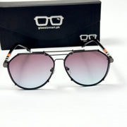 Burberry – 5005 - 52 – Black Multi - Metal - Acetate - Sunglasses – Unisex