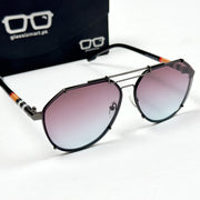 Burberry – 5005 - 52 – Black Multi - Metal - Acetate - Sunglasses – Unisex