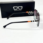 Burberry – 5005 - 52 – Black Multi - Metal - Acetate - Sunglasses – Unisex