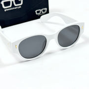 Moscot – 8583 – 50 - White Black – Acetate  – Sunglasses - Unisex
