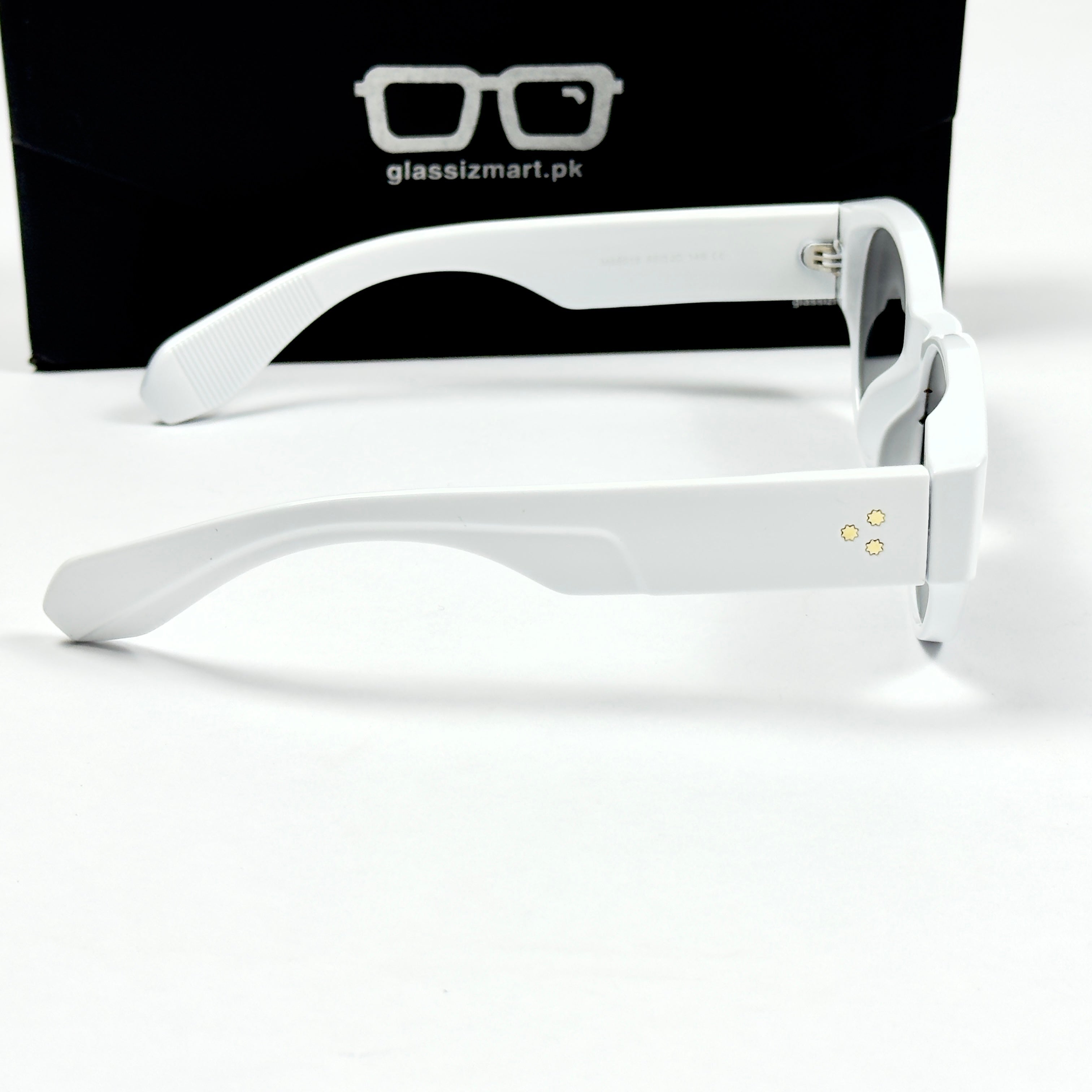 Moscot – 8583 – 50 - White Black – Acetate  – Sunglasses - Unisex