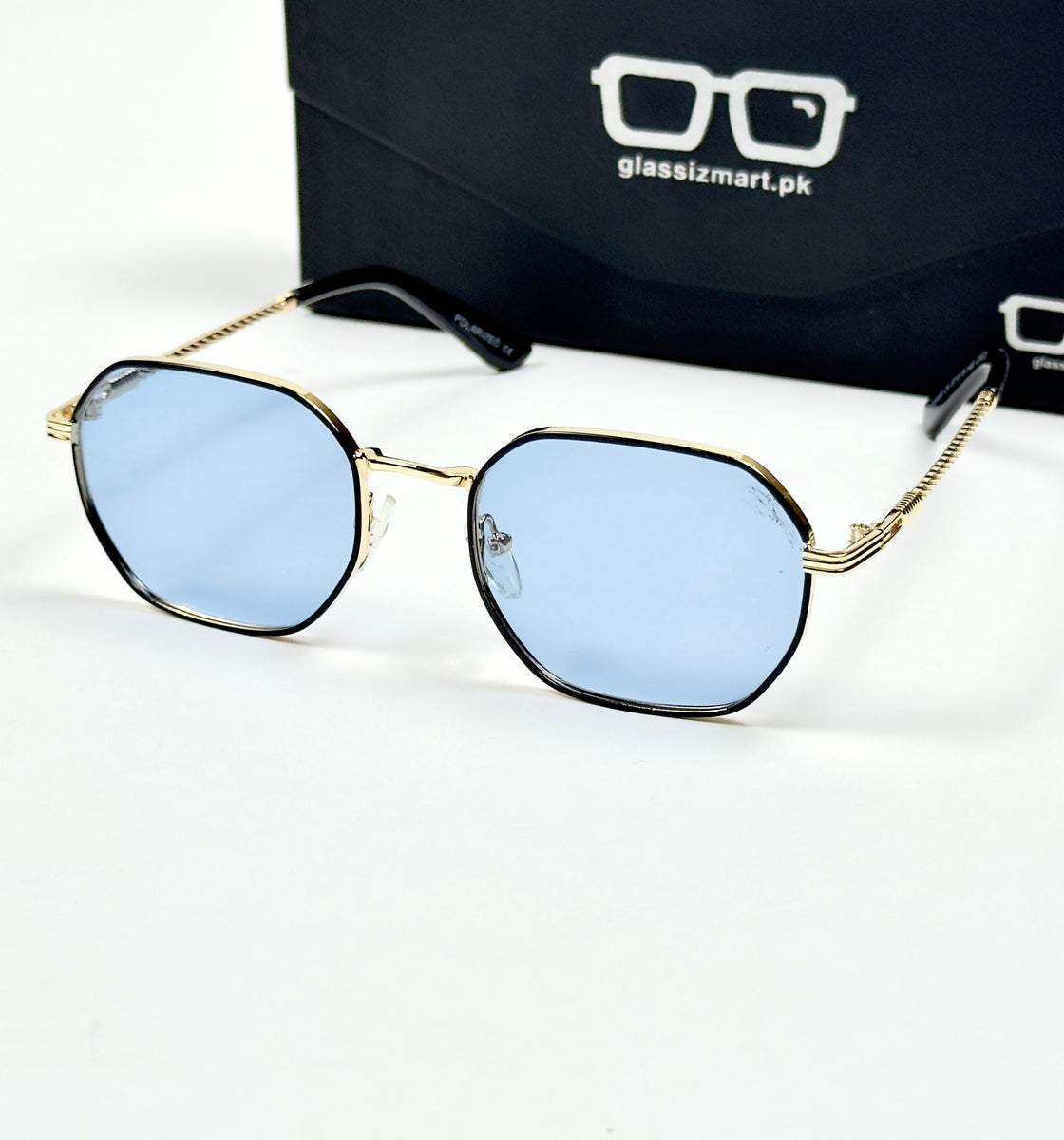 Louis Vuitton – 06009 – 57 – Golden Blue – Metal – Sunglasses – Unisex