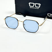 Louis Vuitton – 06009 – 57 – Golden Blue – Metal – Sunglasses – Unisex