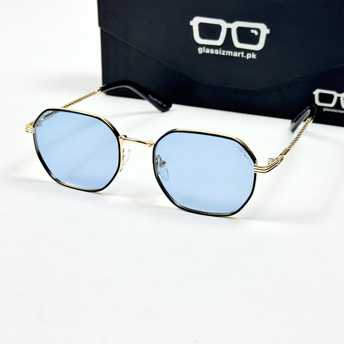 Louis Vuitton – 06009 – 57 – Golden Blue – Metal – Sunglasses – Unisex