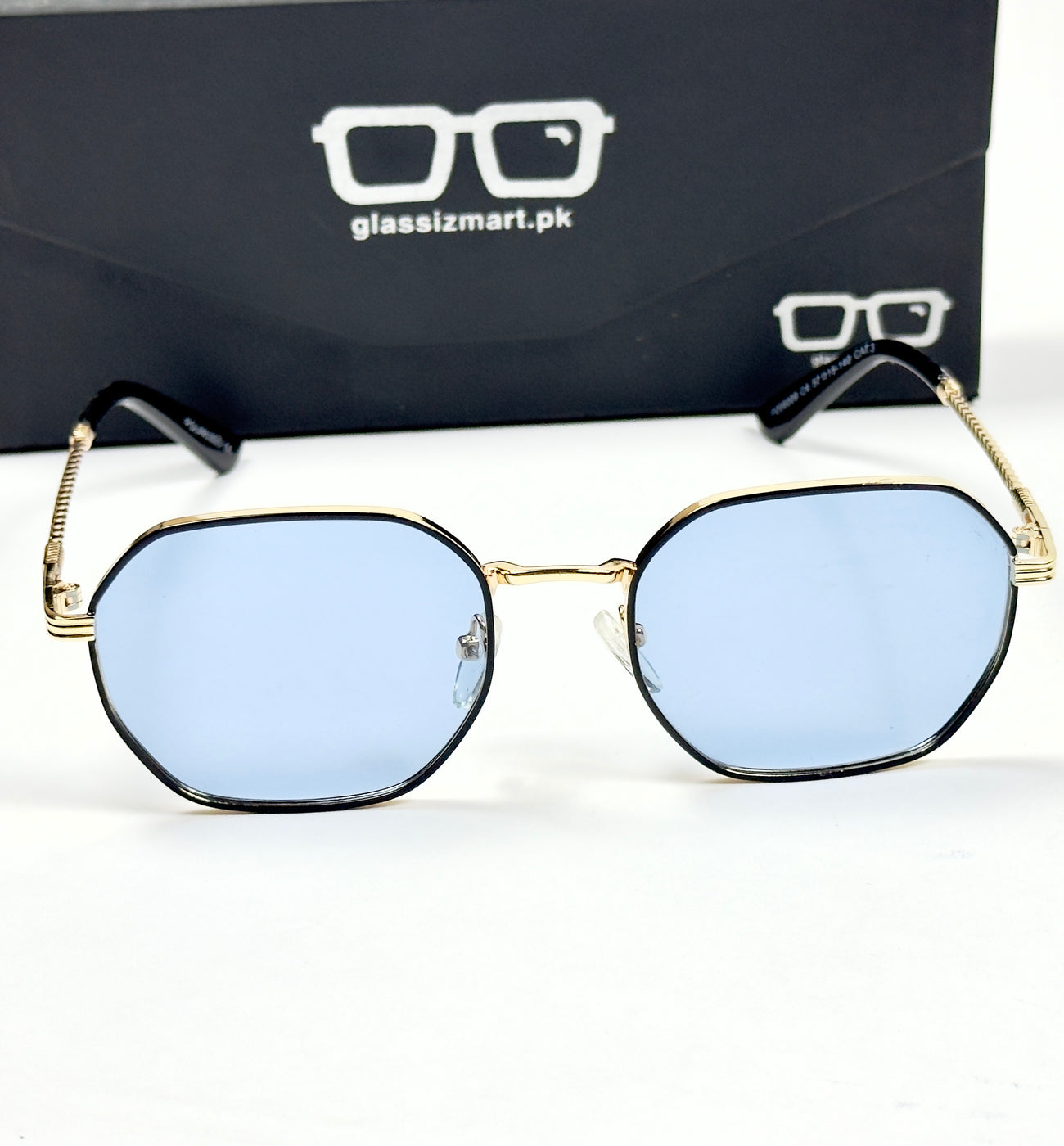 Louis Vuitton – 06009 – 57 – Golden Blue – Metal – Sunglasses – Unisex
