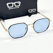 Louis Vuitton – 06009 – 57 – Golden Blue – Metal – Sunglasses – Unisex