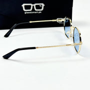 Louis Vuitton – 06009 – 57 – Golden Blue – Metal – Sunglasses – Unisex