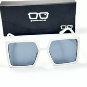Louis Vuitton – 21071 – 56 - White Black – Acetate  – Sunglasses - Ladies