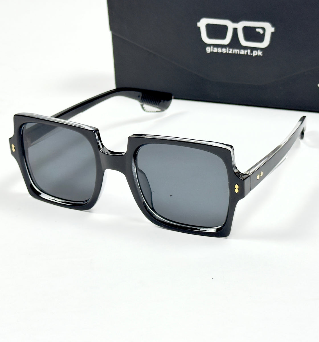 Moscot – 764 – 52 - Black – Acetate  – Sunglasses - Ladies