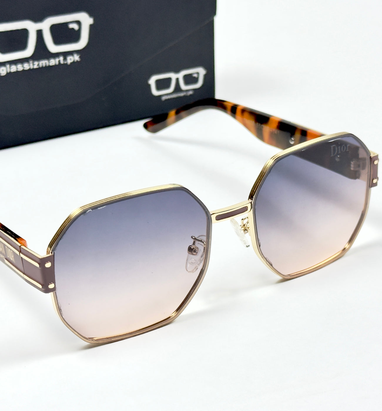 Dior – 22662 – 65 - Tortoise Gradient – Metal – Sunglasses - Ladies
