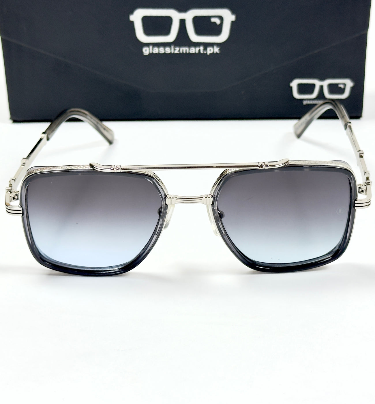 Balmain – 19314 – 57 – Grey – Metal – Sunglasses – Unisex