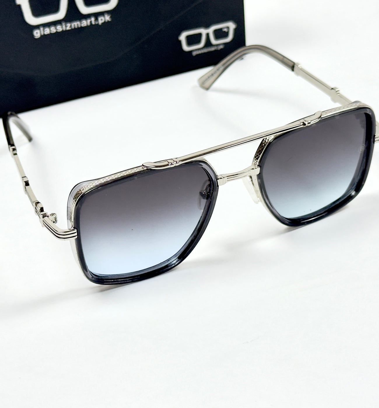 Balmain – 19314 – 57 – Grey – Metal – Sunglasses – Unisex