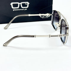 Balmain – 19314 – 57 – Grey – Metal – Sunglasses – Unisex