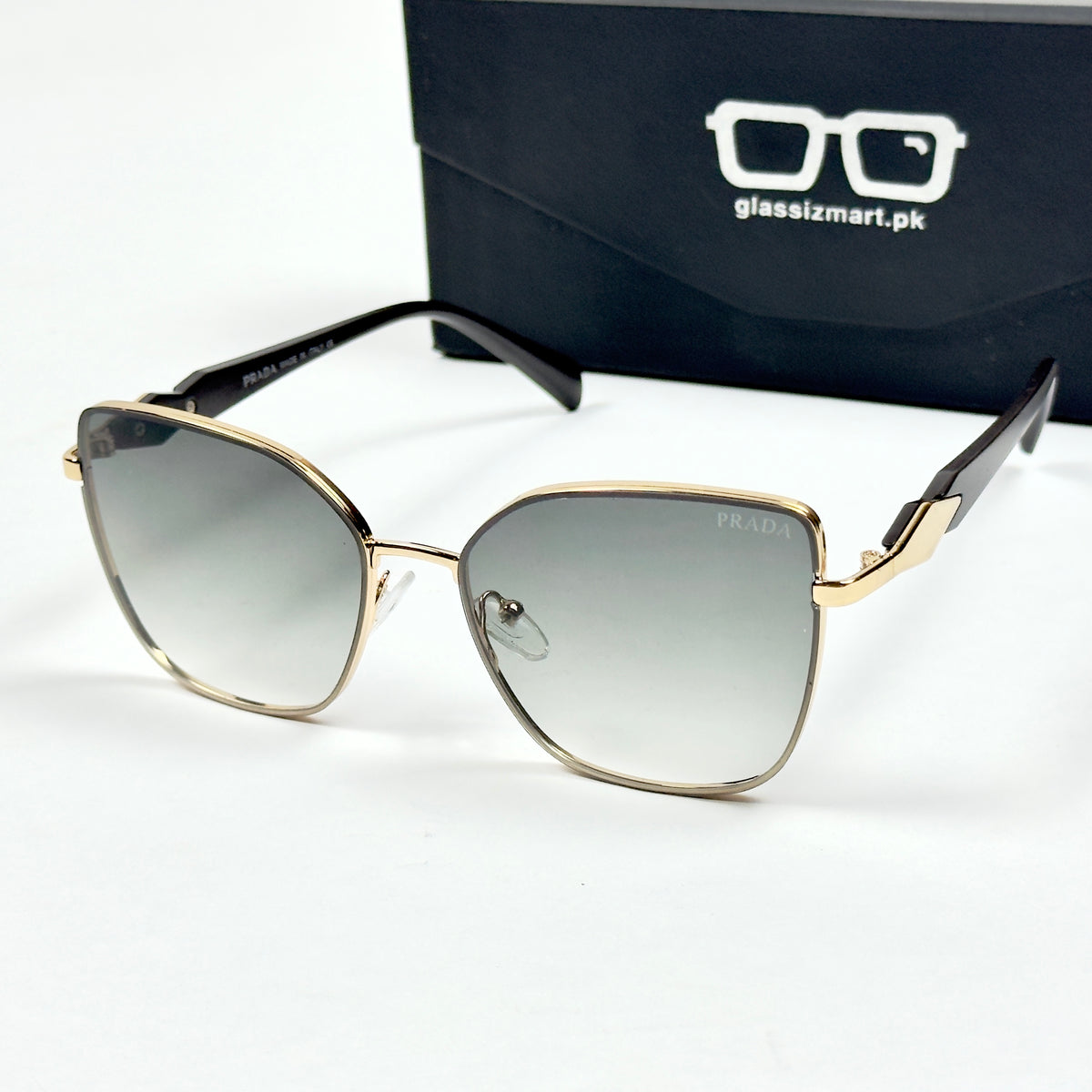 Prada – 88081 – 58 – Golden Gradient – Metal – Sunglasses – Ladies