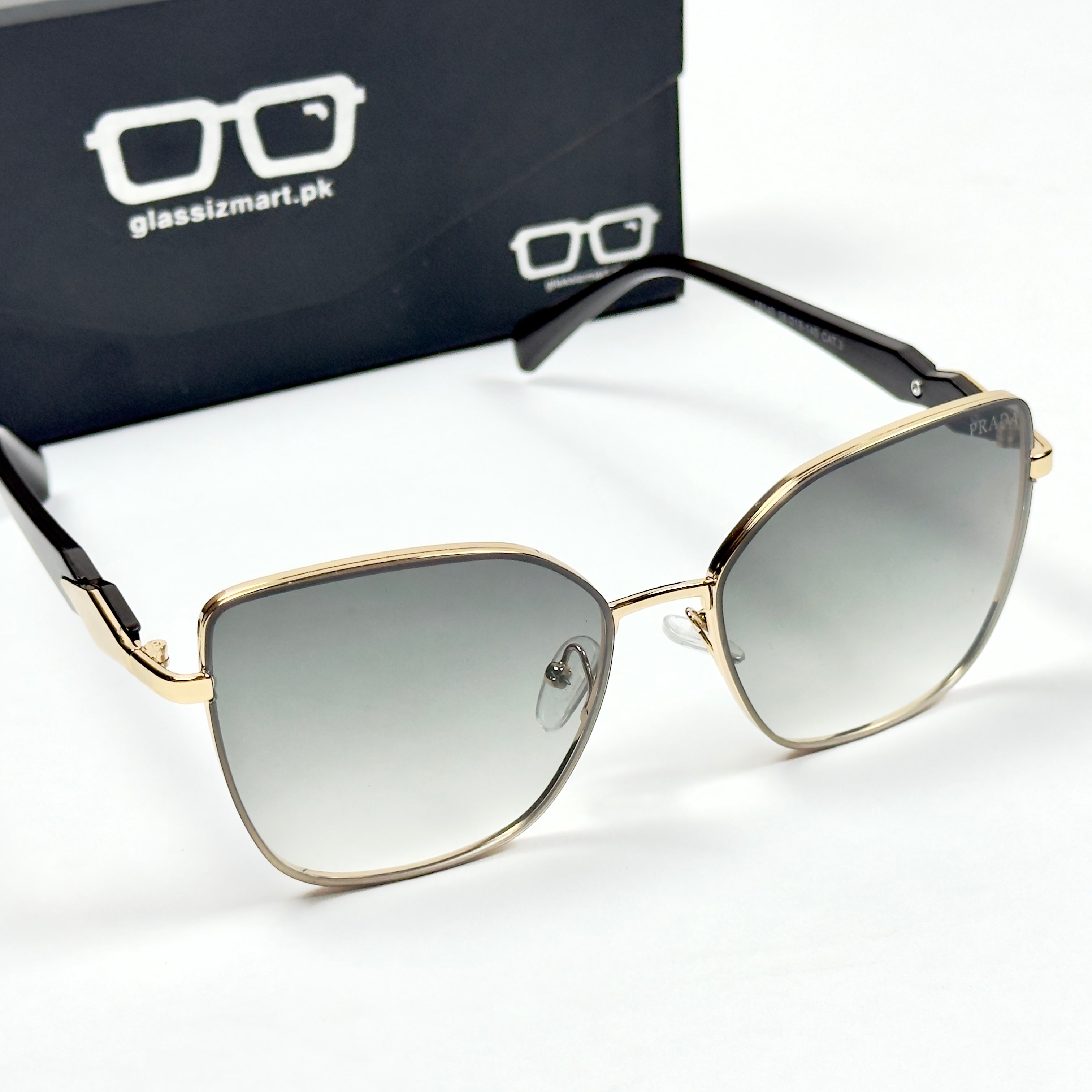 Prada – 88081 – 58 – Golden Gradient – Metal – Sunglasses – Ladies