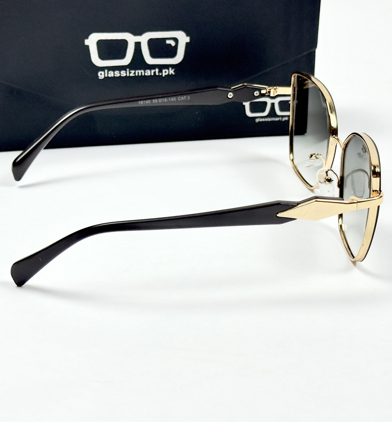 Prada – 88081 – 58 – Golden Gradient – Metal – Sunglasses – Ladies