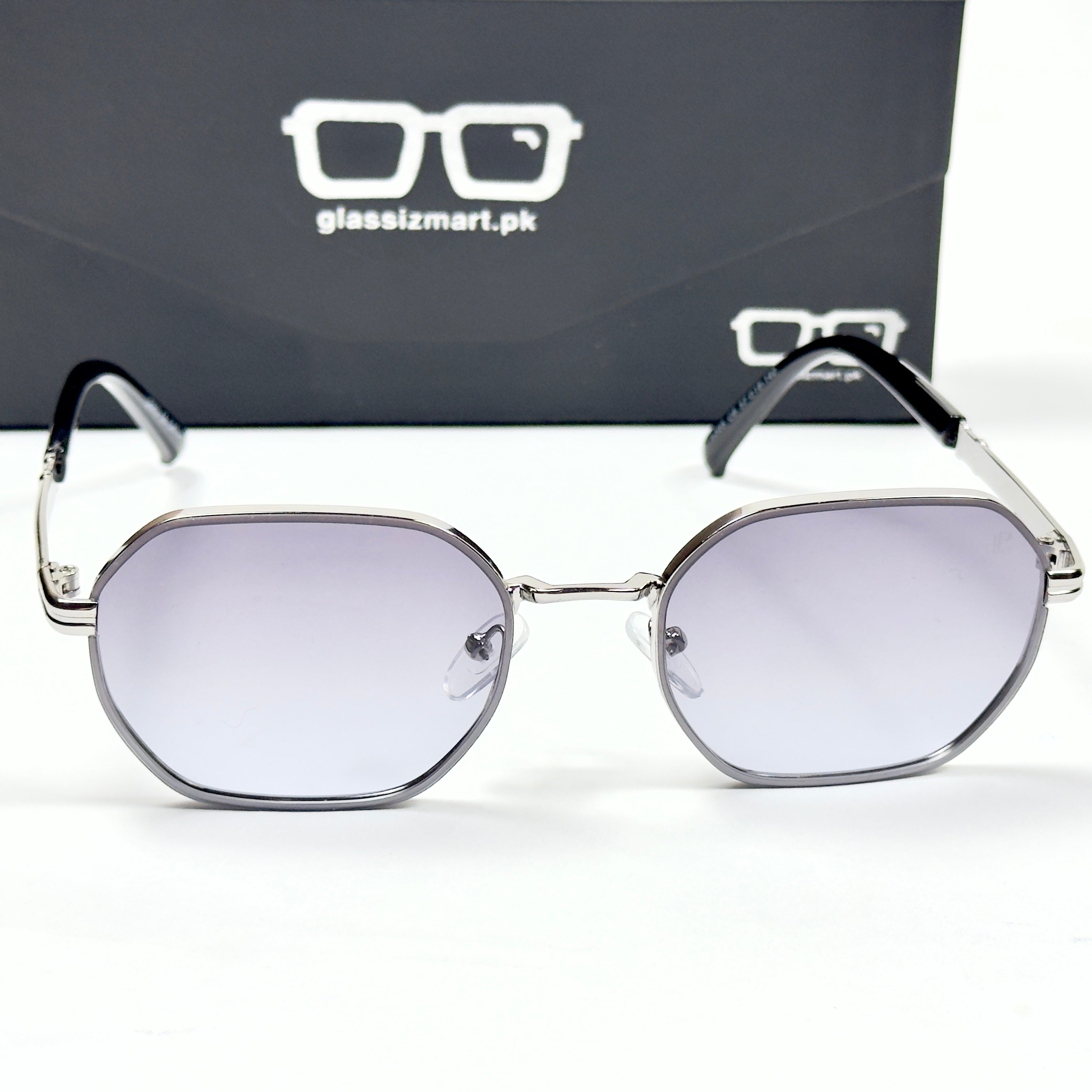 Police – 19305 – 57 – Silver Black Gradient – Metal – Sunglasses – Unisex