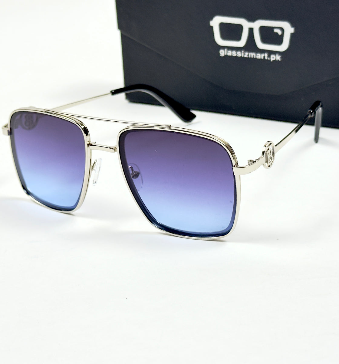 Balmain – 5029 – 52 – Silver Blue – Metal – Sunglasses – Unisex